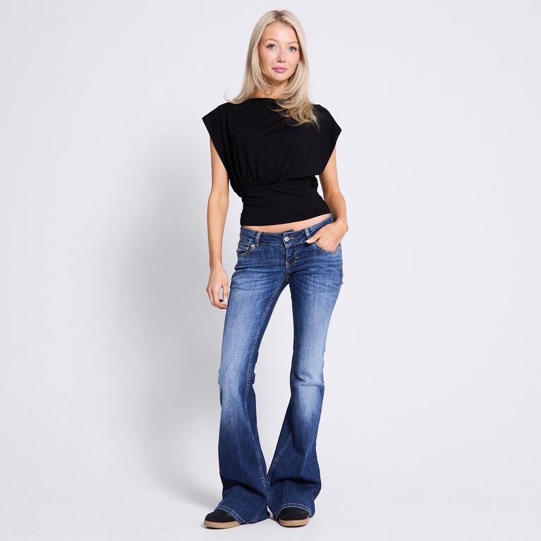 Balloon-waist top "Lorena"